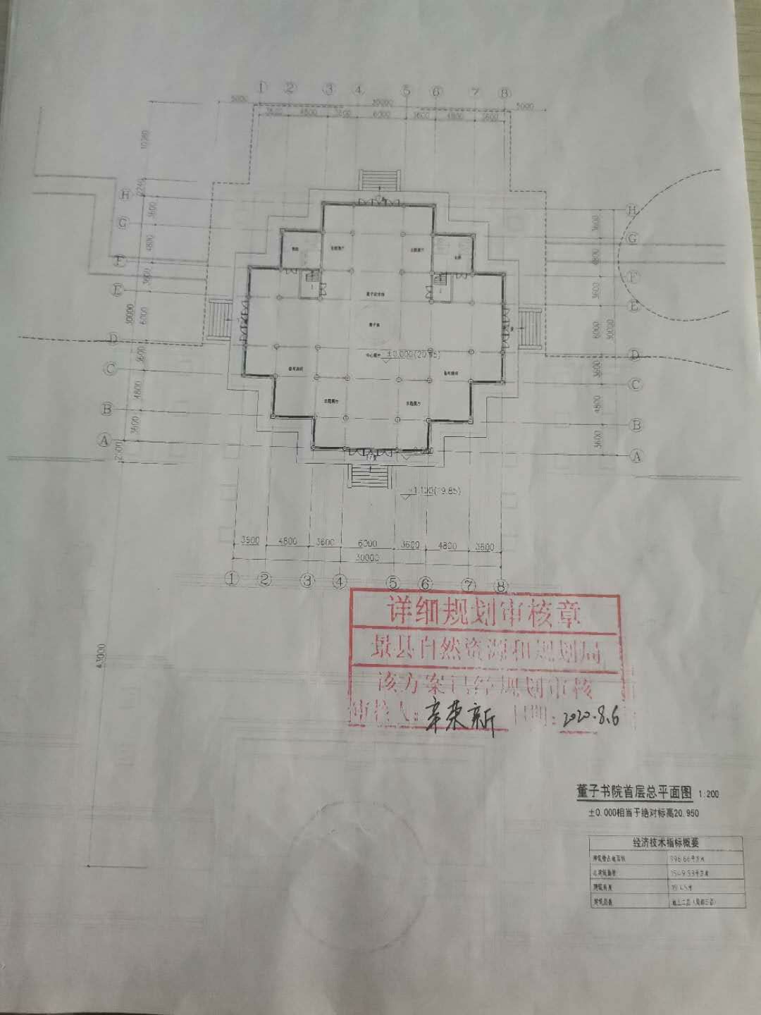 董子书院总平面图